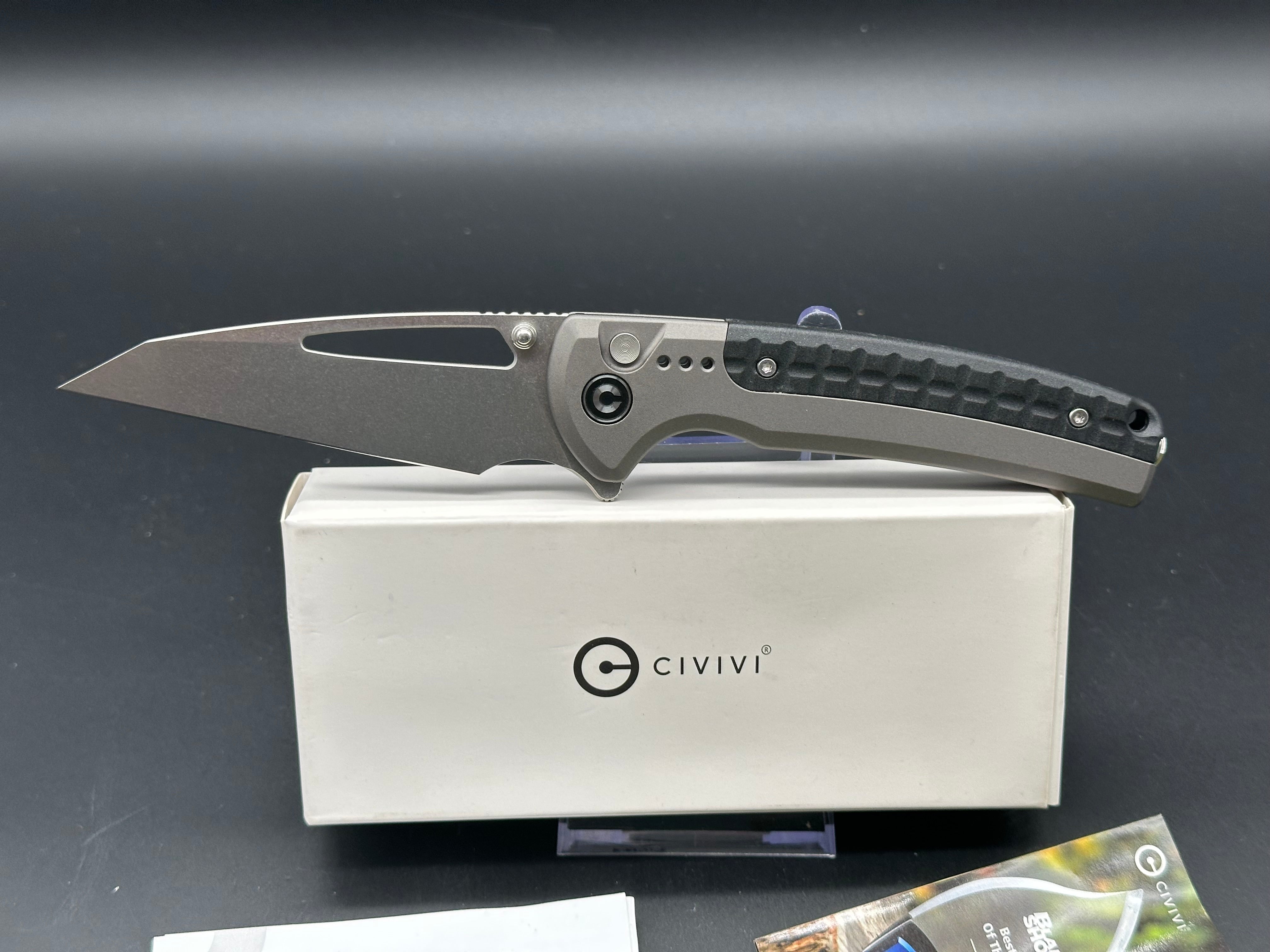 Civivi Sentinel Strike Folding Pocket Knife - EDC Tactical Knife with D2 Steel Blade & G10 Handle for Outdoor, Camping, Hiking & Survival Gear
