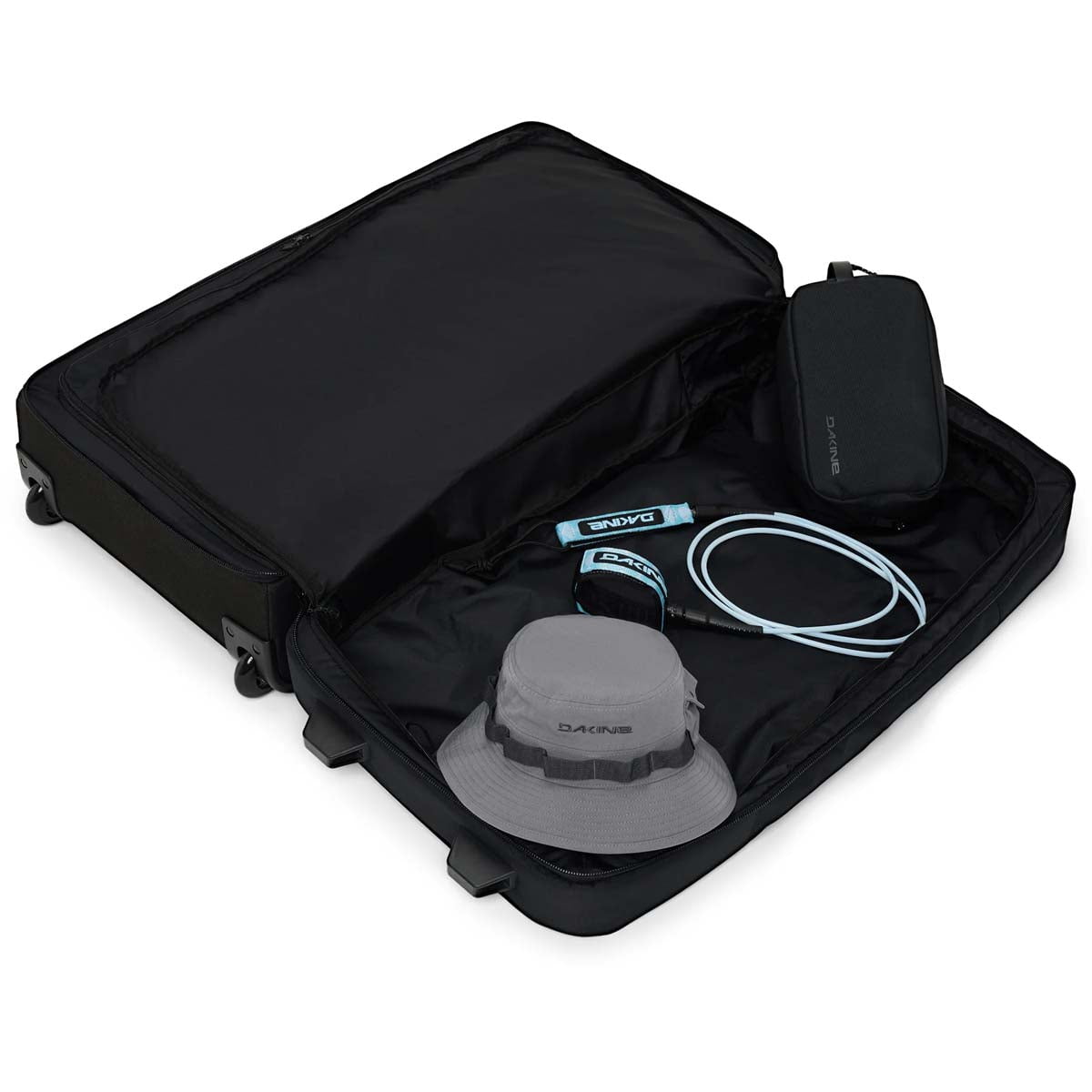 Dakine 365 Roller Bag LT 120L Black - Large Travel Luggage with Wheels for Airplane, Business Trips & Vacation Packing