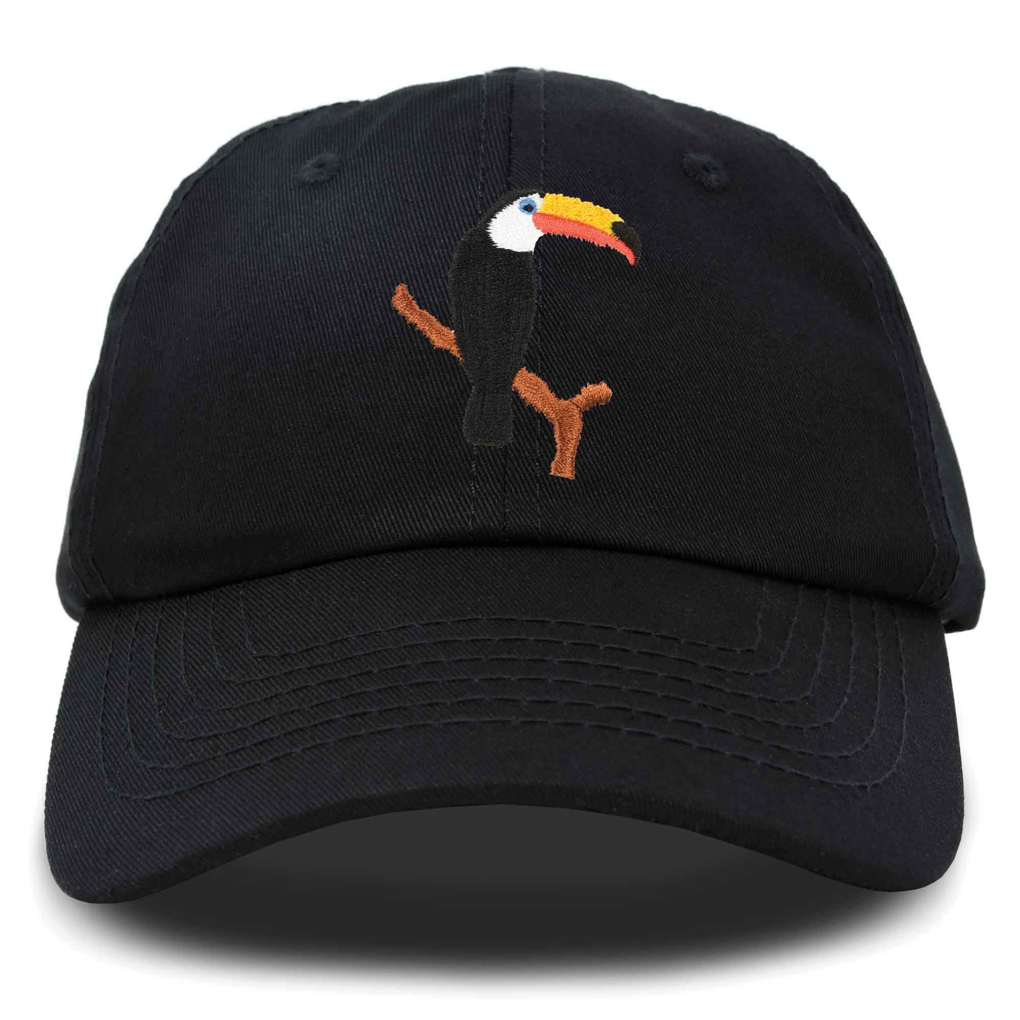 DALIX Embroidered Toco Toucan Baseball Cap for Women - Stylish Adjustable Sun Hat for Bird Watching, Outdoor Adventures & Casual Wear