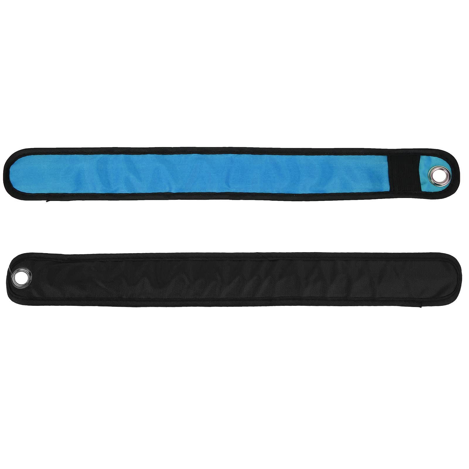 Glow LED Slap Bracelet - Adjustable Nylon Webbing Light Up Armband for Night Safety (Blue) | Perfect for Dog Walking, Biking, Camping & Jogging at Night