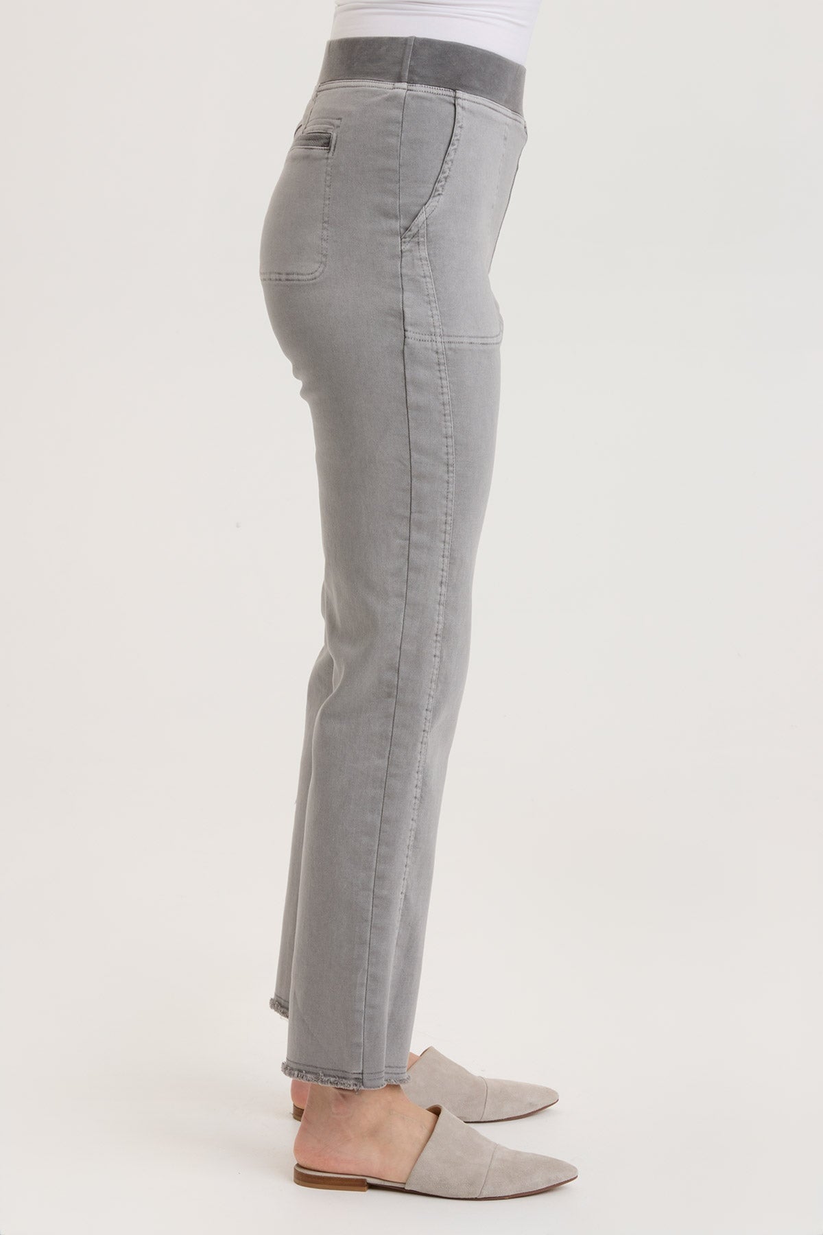 Oreun Slim Fit Pants for Women - Smokehouse Pigment Denim Jeans | Comfortable & Stylish for Casual Wear, Office & Night Out