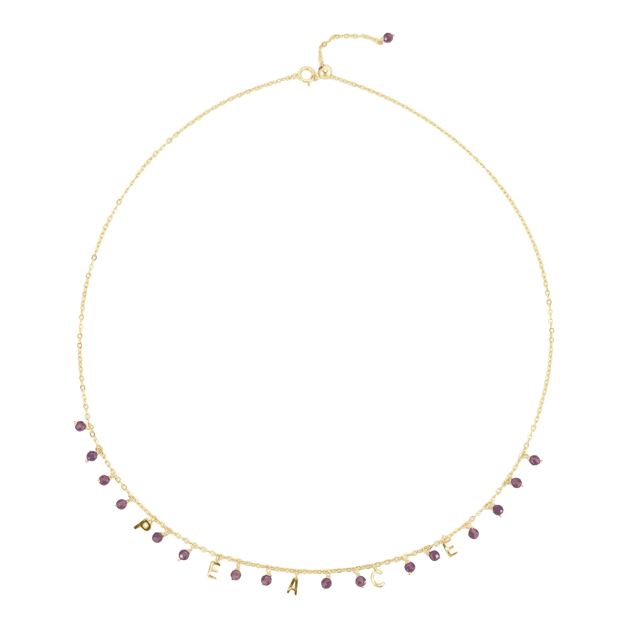 Personalized Gold Over Sterling Silver Necklace - 18