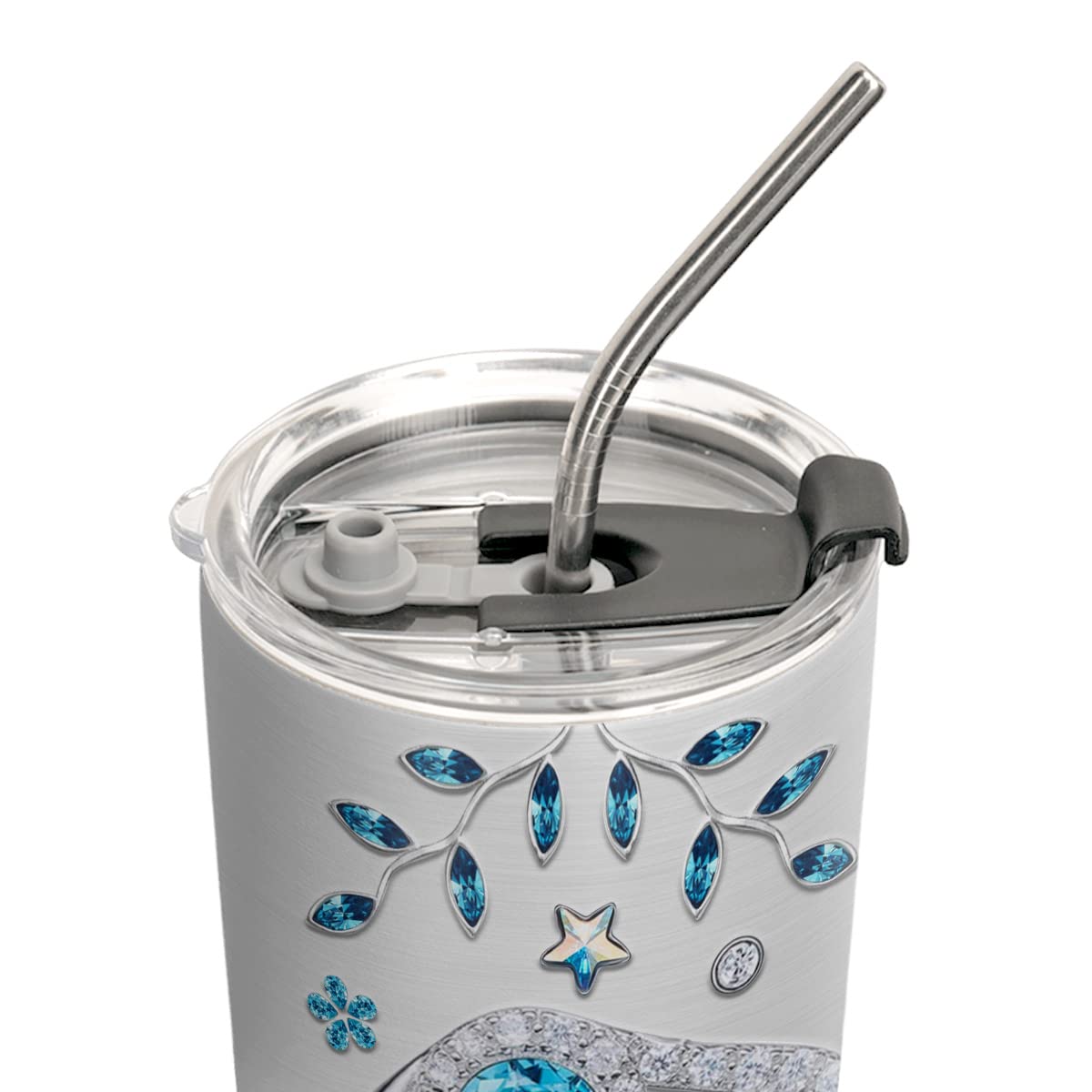 64HYDRO 20oz Elephant Tumbler Cup - Vacuum Insulated Travel Mug with Lid, Double Wall Stainless Steel - Unique Birthday Gifts for Women, Mom, Best Friend - Perfect for Coffee, Tea & Cold Drinks at Home, Office or On-the-Go