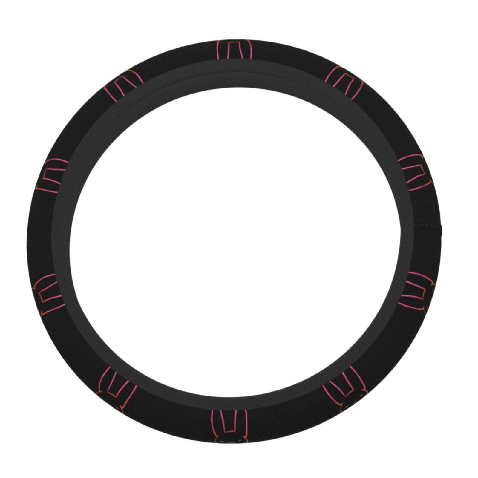 Bad Bunny Steering Wheel Cover - Universal 15 Inch Custom Car Accessory, Breathable & Non-Slip - Perfect for Cars, Trucks & SUVs - Great for Hot Weather & Long Drives