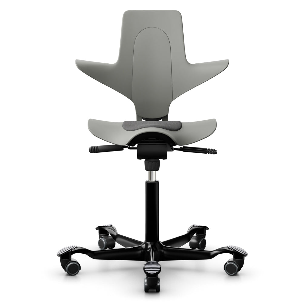 HÅG Capisco 8010 Ergonomic Saddle Chair - Adjustable Height & Tilt for Office & Home Workspace - Perfect for Standing Desks, Computer Work & Creative Studios