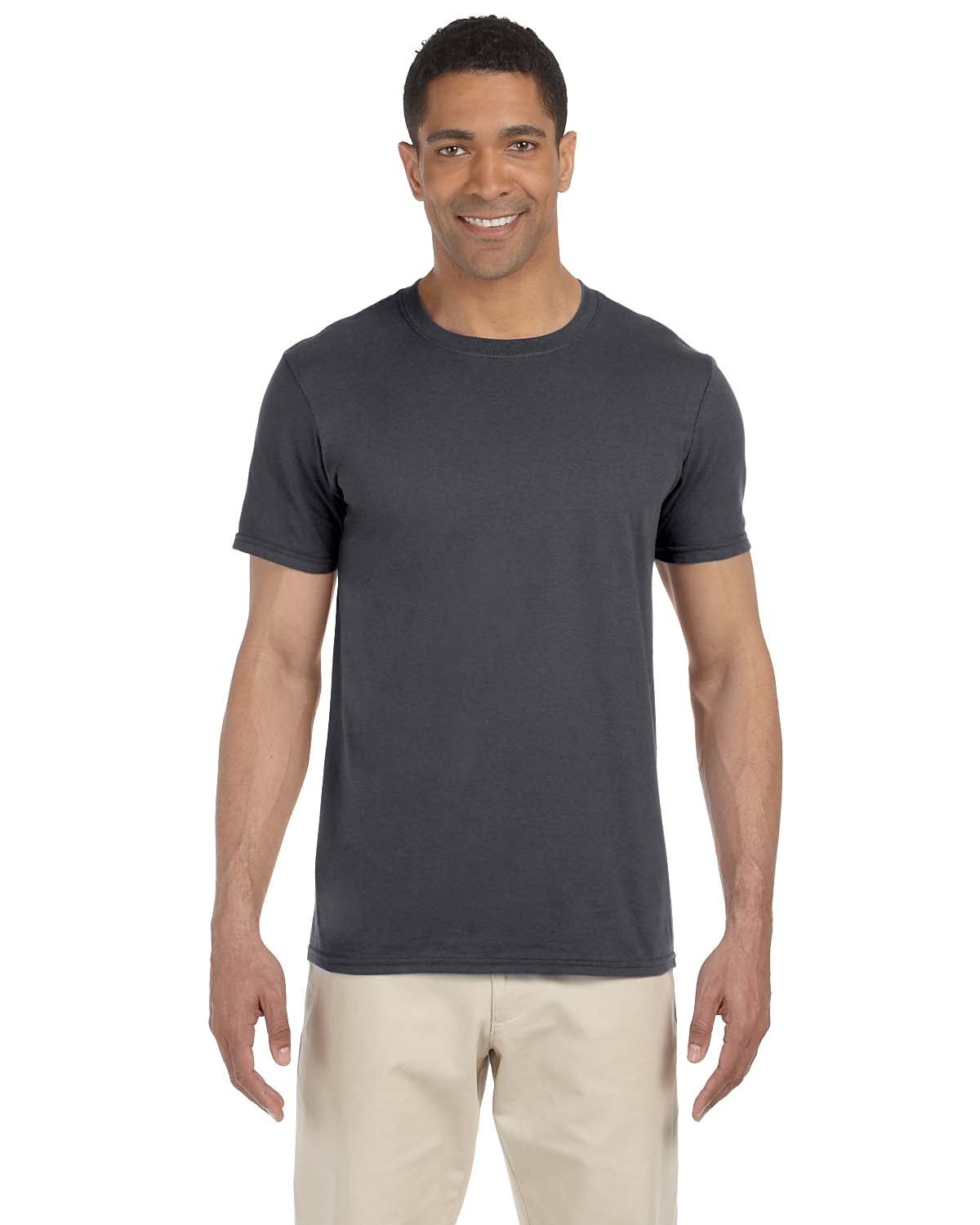 Gildan Men's 100% Cotton T-Shirt - Soft Comfortable Crewneck Tee for Casual Wear, 2XL Charcoal Grey - Perfect for Everyday Use, Gym & Lounge