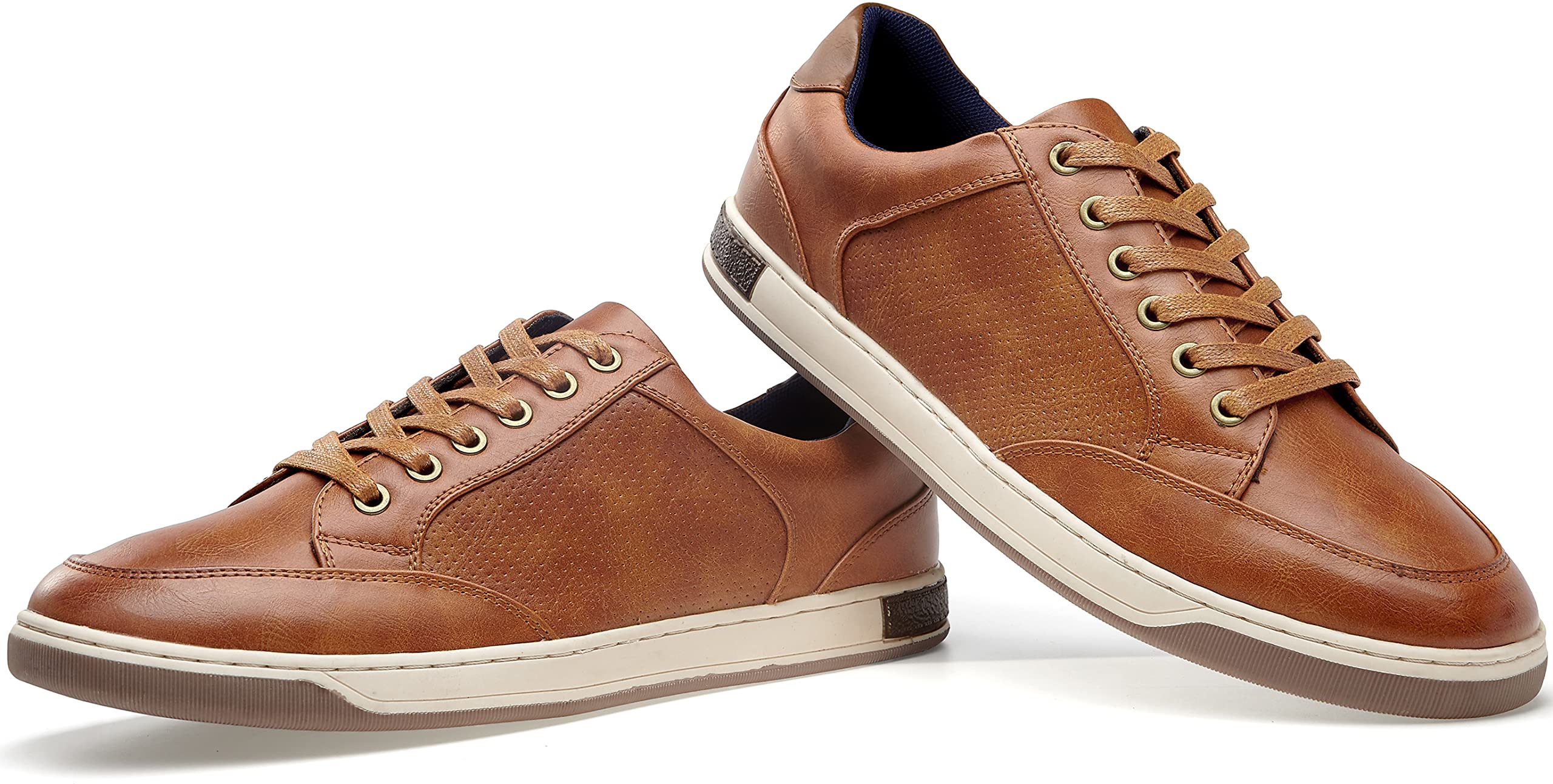 Jousen Men's Fashion Sneakers - Retro Casual Walking Shoes for Men | Lightweight Comfortable Sneakers for Everyday Wear, Gym & Street Style