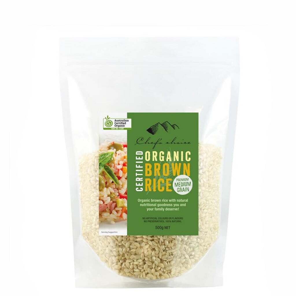 Organic Brown Rice - Non-GMO, Gluten-Free, Whole Grain for Healthy Cooking | Perfect for Rice Bowls, Stir-Fry & Meal Prep