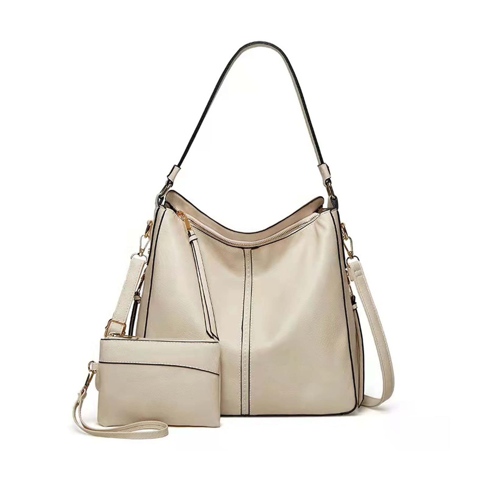 Stylish PU Leather Tote Bag for Women - Adjustable Shoulder Strap Hobo Handbag | Perfect for Work, Travel & Shopping