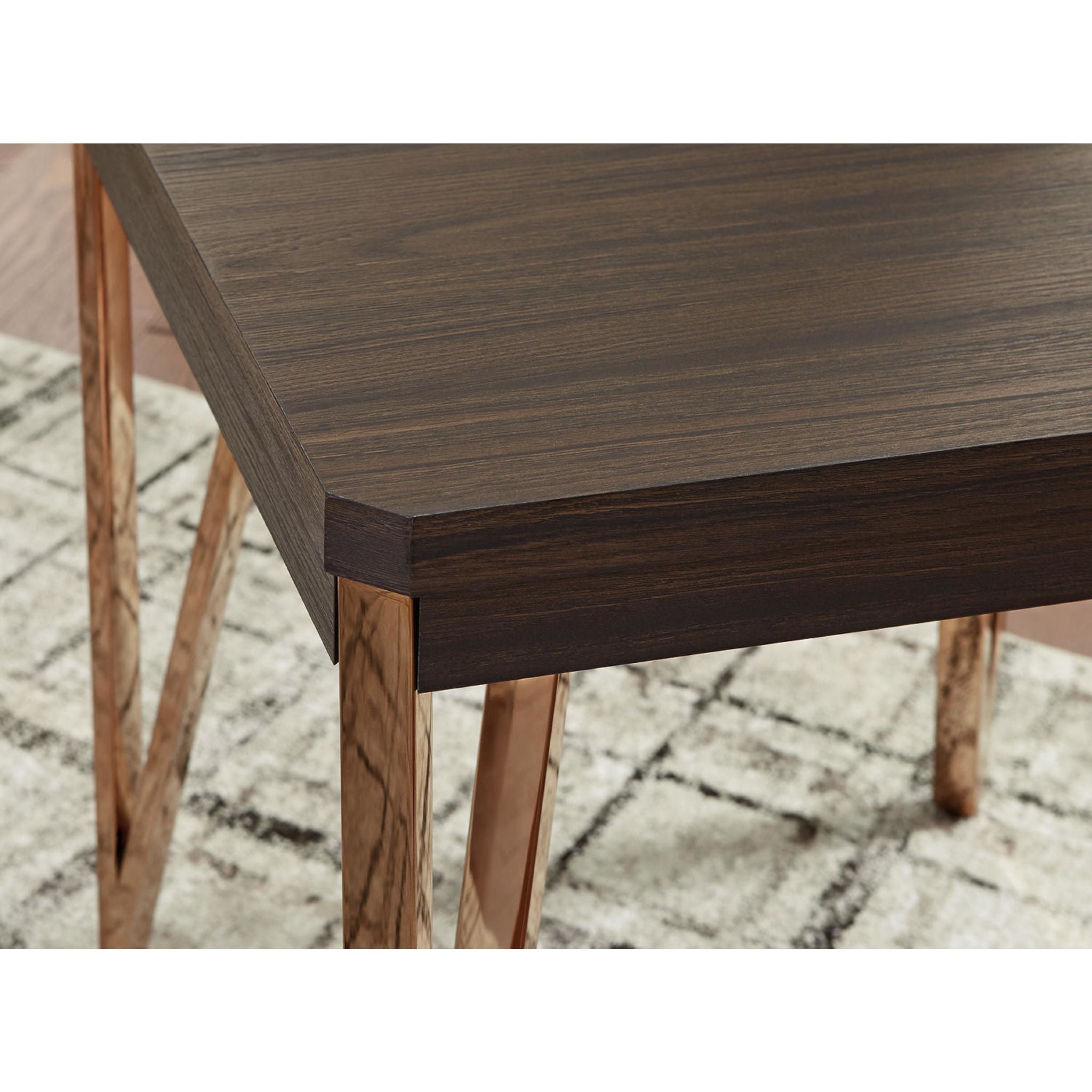 Bandyn 3-Pack Folding Tables - Lightweight & Portable (Brown/Champagne) - Perfect for Picnics, Camping, and Outdoor Events