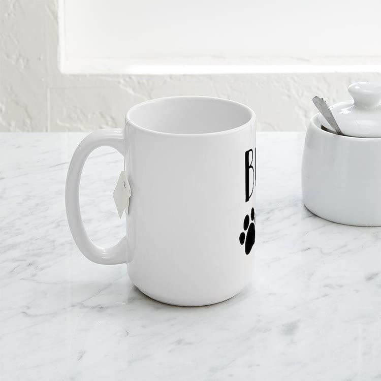 Bulldog Mom Ceramic Coffee Mug 15 oz (444 ml) - Perfect Gift for Bulldog Lovers, Ideal for Home, Office & Coffee Breaks