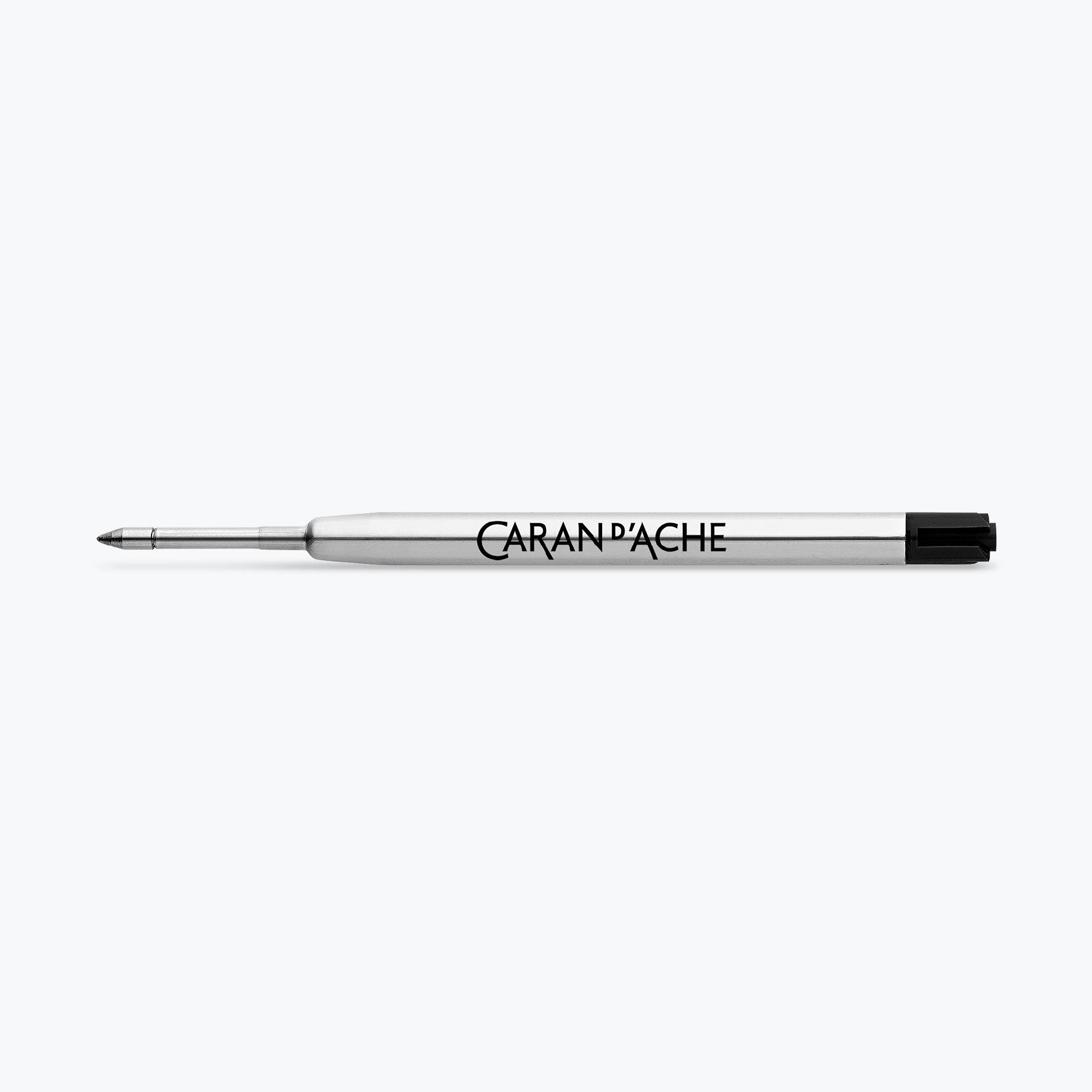 Caran d'Ache Rollerball Pen Refill - Black Ink, Fine Point (0.5mm) - Smooth Writing Replacement for Ballpoint Pens - Perfect for Office, School & Journaling