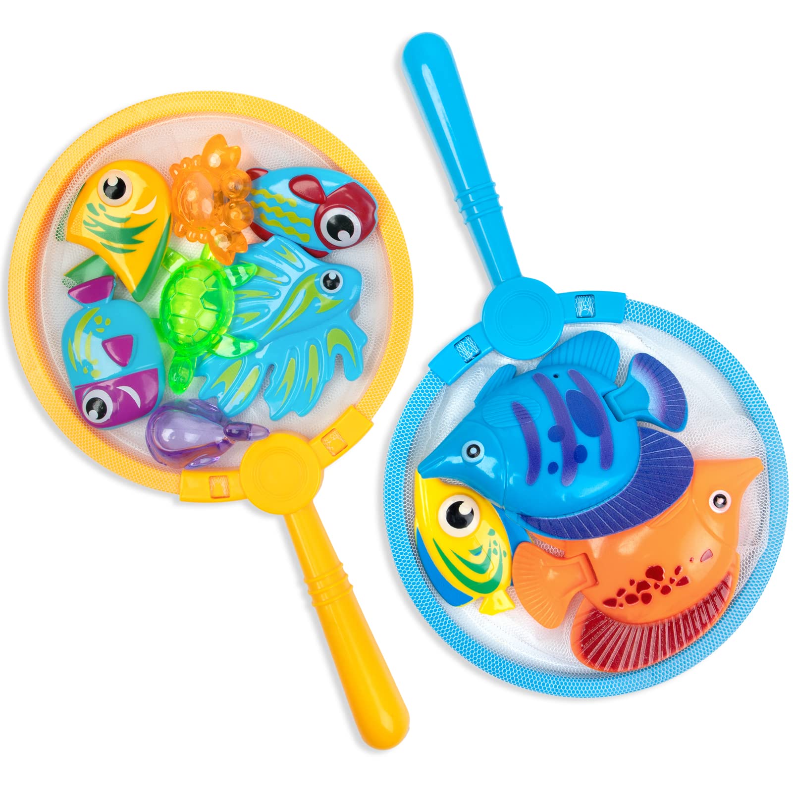 23 Pcs Kids Pool Toys Set - Dive & Grab Fishing Game, Fun Bath Toys for Summer Swimming & Water Play - Perfect for Pool Parties, Beach Trips & Backyard Splash Time