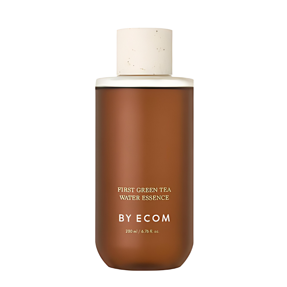 BY ECOM First Green Tea Water Essence 200ml - Hydrating Facial Toner for Dry & Sensitive Skin | Daily Skincare Routine & Makeup Prep