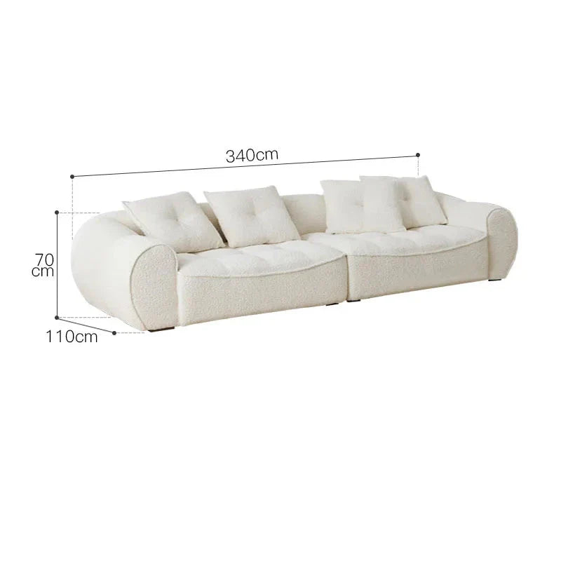 Classic Minimalist Sofa Set - Modern Living Room Furniture for Small Spaces, Apartments & Cozy Homes | Perfect for Relaxing, Entertaining & Stylish Decor