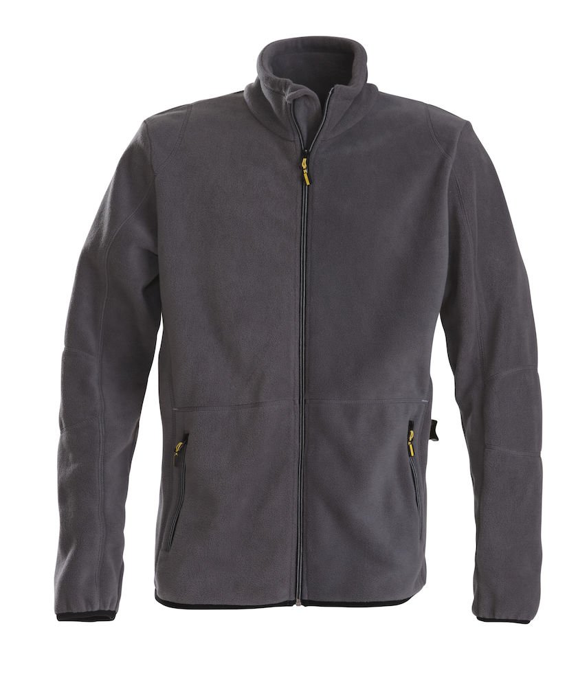 Men's Speedway Fleece Jacket - XXL Steel Grey - Warm & Comfortable Winter Outerwear for Running, Hiking & Outdoor Activities