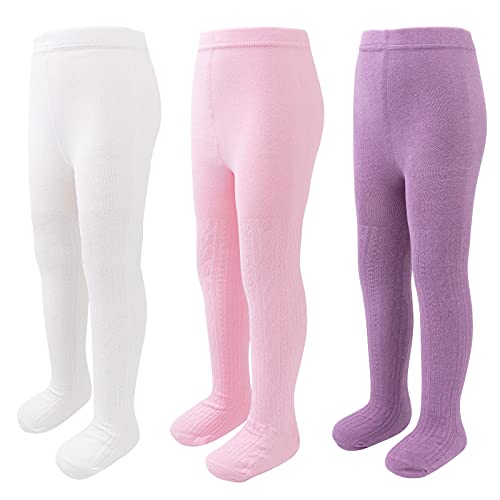 3 Pack- Pink Purple White