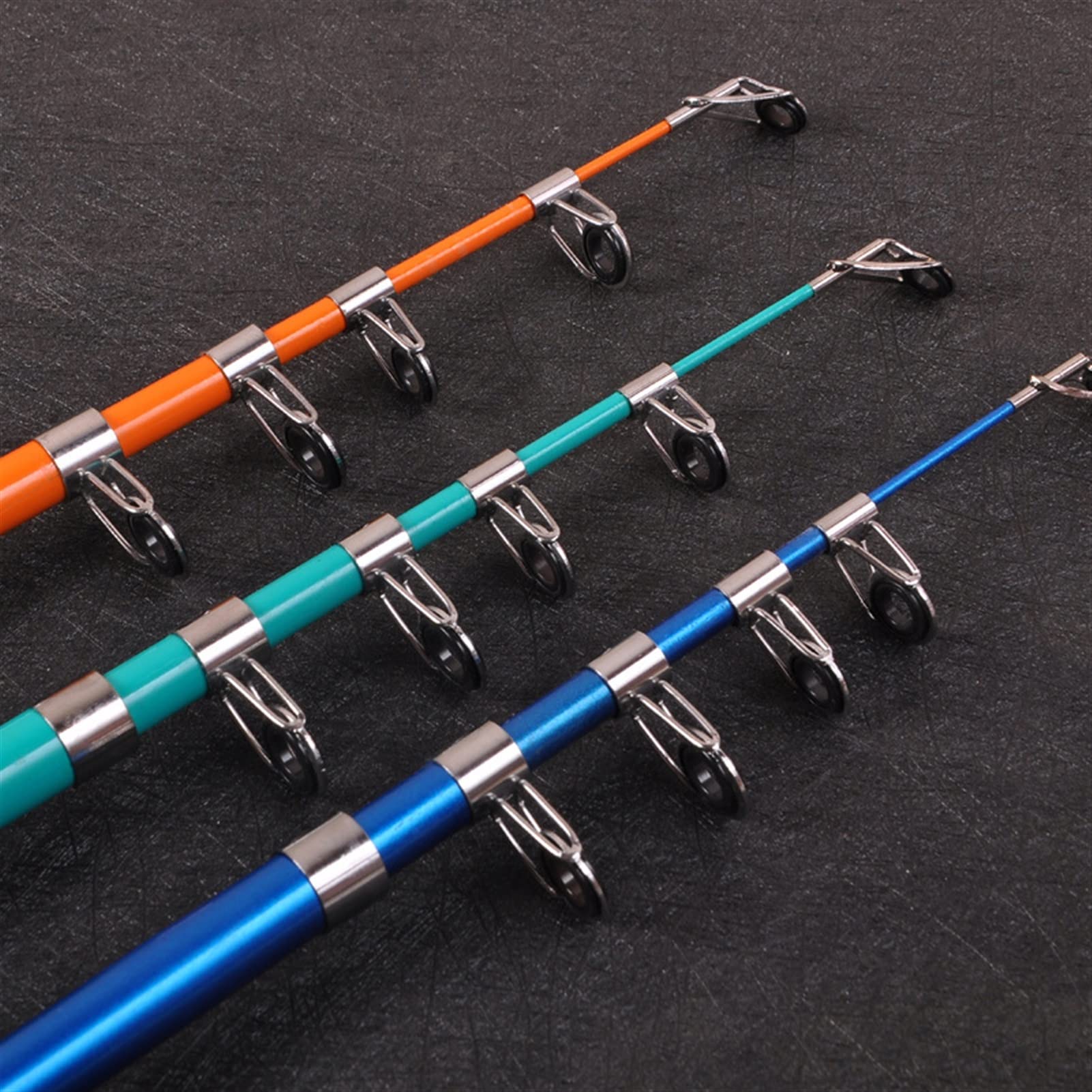 Telescopic Fishing Rod - Portable FRP Short Cast Saltwater & Freshwater Fishing Pole for Beginners & Anglers | Kayak, Shore, Boat Fishing Gear