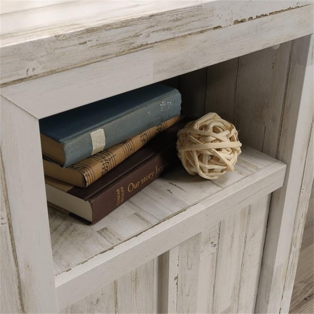 UrbanPro Traditional L-Shaped Desk - Engineered Wood White Plank for Home Office, Gaming & Study - Modern Workstation with Ample Space