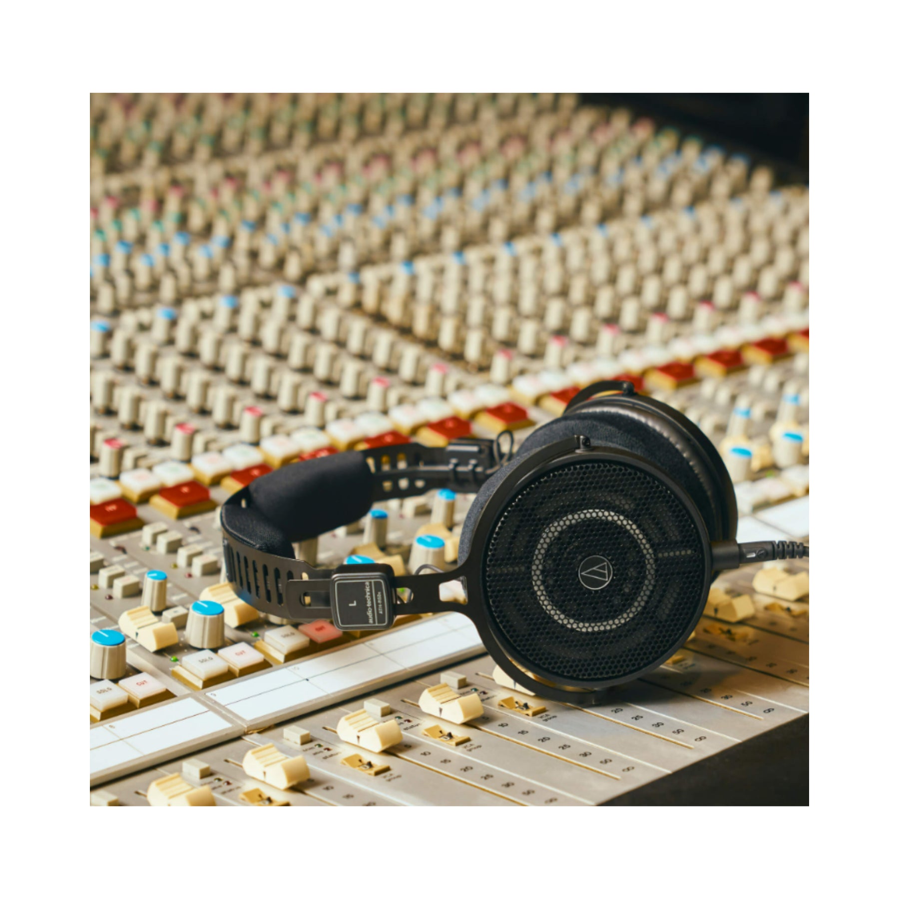 Audio Technica ATH-R50X Open-Back Professional Studio Headphones for Recording, Mixing & Gaming - High-Fidelity Sound & Comfortable Over-Ear Design
