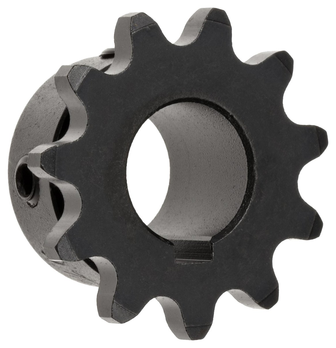 Martin Roller Chain Sprocket - Hardened Teeth Bored-to-Size Type B Hub - Single Strand 35 Chain Size 0.375