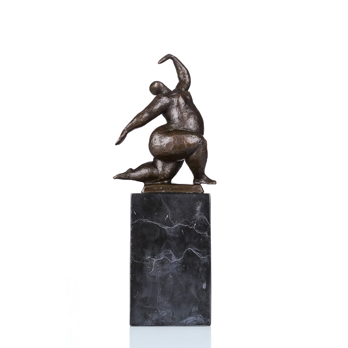 Modern Abstract Bronze Female Sculpture - Elegant Home & Office Decor Art Statue TPE-716 | Perfect for Living Room, Study, or Reception Area