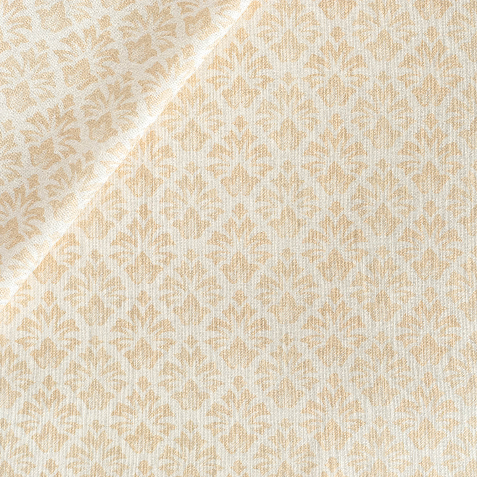 Premium Calli Fabric - Soft & Durable Ochre Textile for Home Decor, Upholstery & DIY Crafts | Perfect for Curtains, Pillows & Sewing Projects