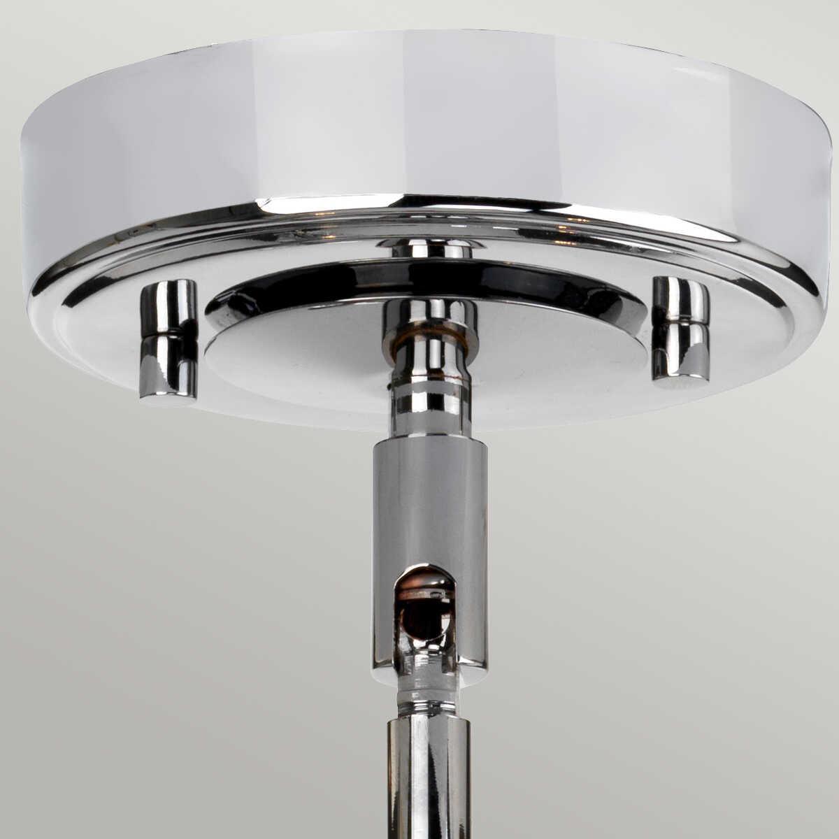 Agatha 3-Light Modern Chrome Pendant Light Fixture for Bathroom Vanity - Perfect for Powder Room, Master Bath, and Contemporary Home Decor