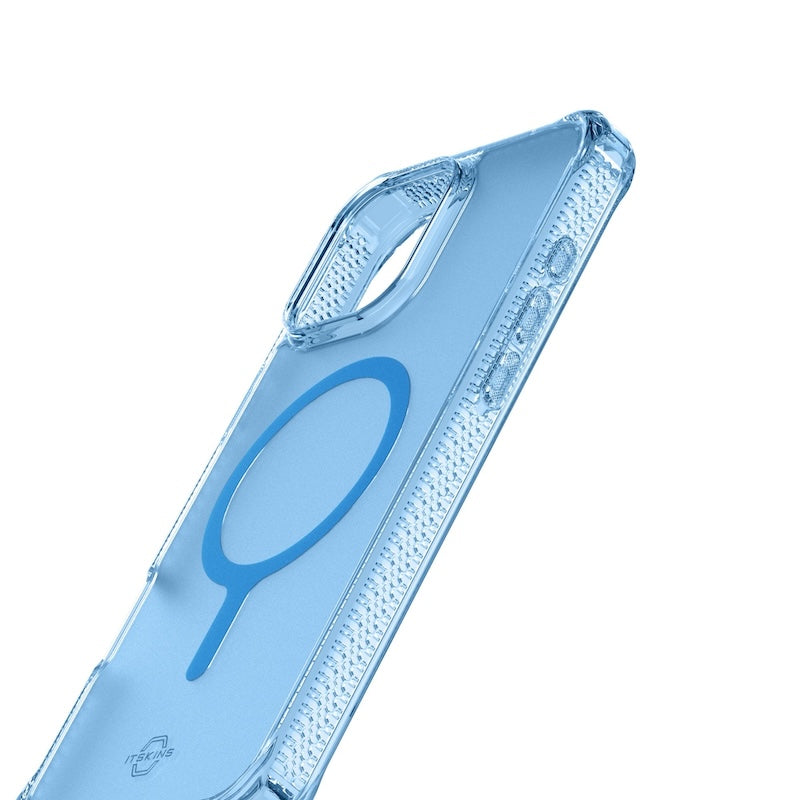 iTSKINS Hybrid Rugged Case for iPhone 16 Pro Max - Shockproof & Scratch Resistant Protective Cover in Blue | Perfect for Outdoor Adventures, Travel & Daily Use