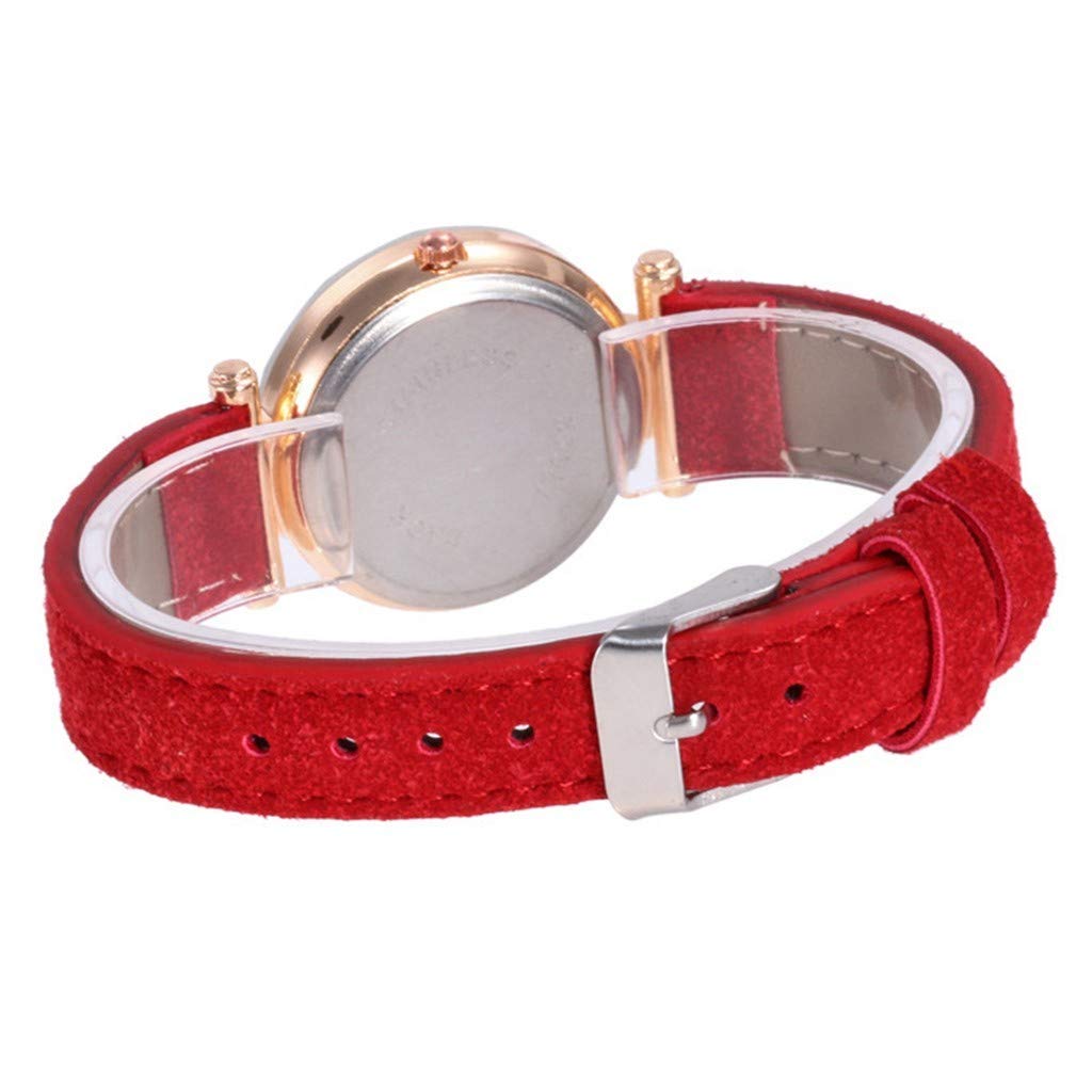 Unisex Canvas Band Watch with Roman Numerals & Frosted Star Dial - Stylish Casual & Dress Watch for Women & Men - Perfect for Everyday Wear, Office & Special Occasions