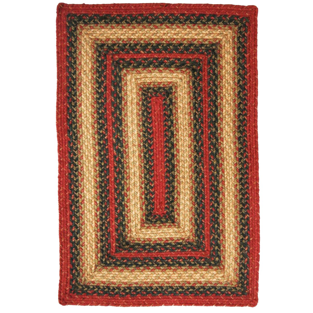 Homespice Handwoven Jute Area Rug 8x10 Feet - Natural Braided Rectangular Floor Mat for Living Room, Bedroom, Dining Room - Eco-Friendly & Durable Vancouver Collection
