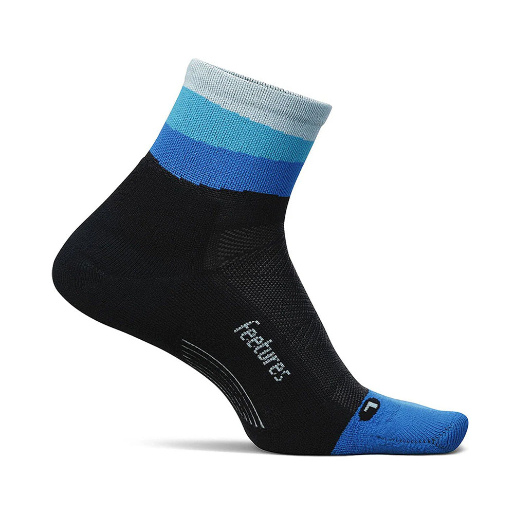 Feetures Elite Light Cushion Quarter Running Socks - Breathable Performance Socks for Men & Women - Perfect for Marathon, Hiking & Athletic Activities