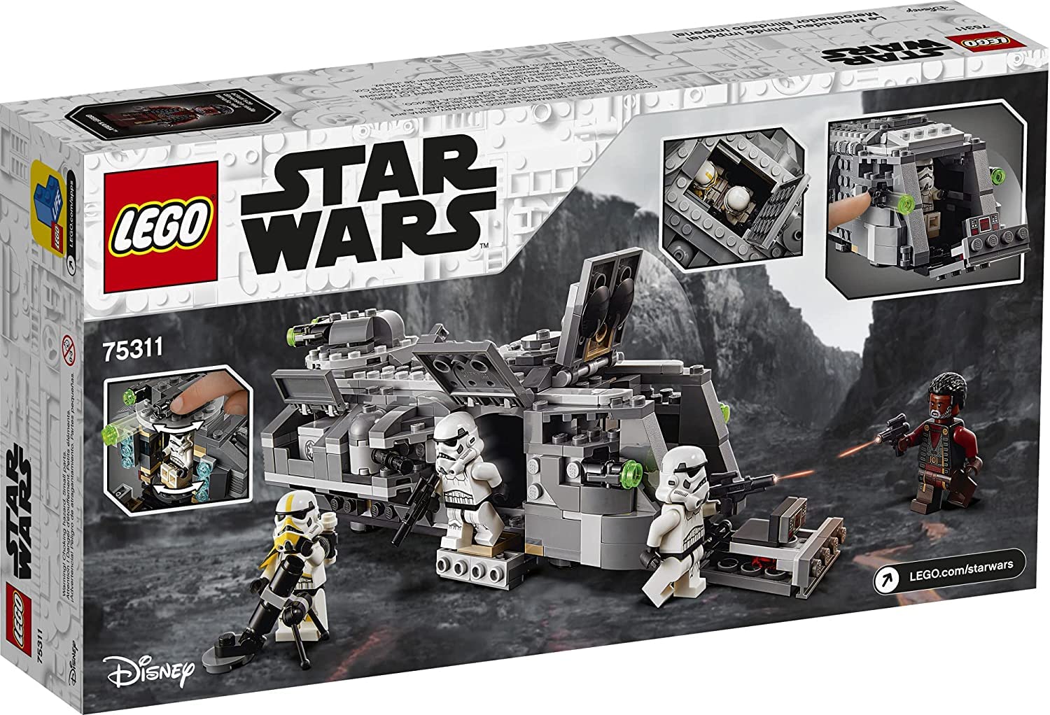 LEGO Star Wars Imperial Armored Marauder 75311 Building Kit (478 Pieces) - Includes Greef Karga & Stormtroopers Minifigures | Creative Play & Collectible Gift for Kids Ages 9+ | Perfect for Star Wars Fans & Space Adventure Role Play