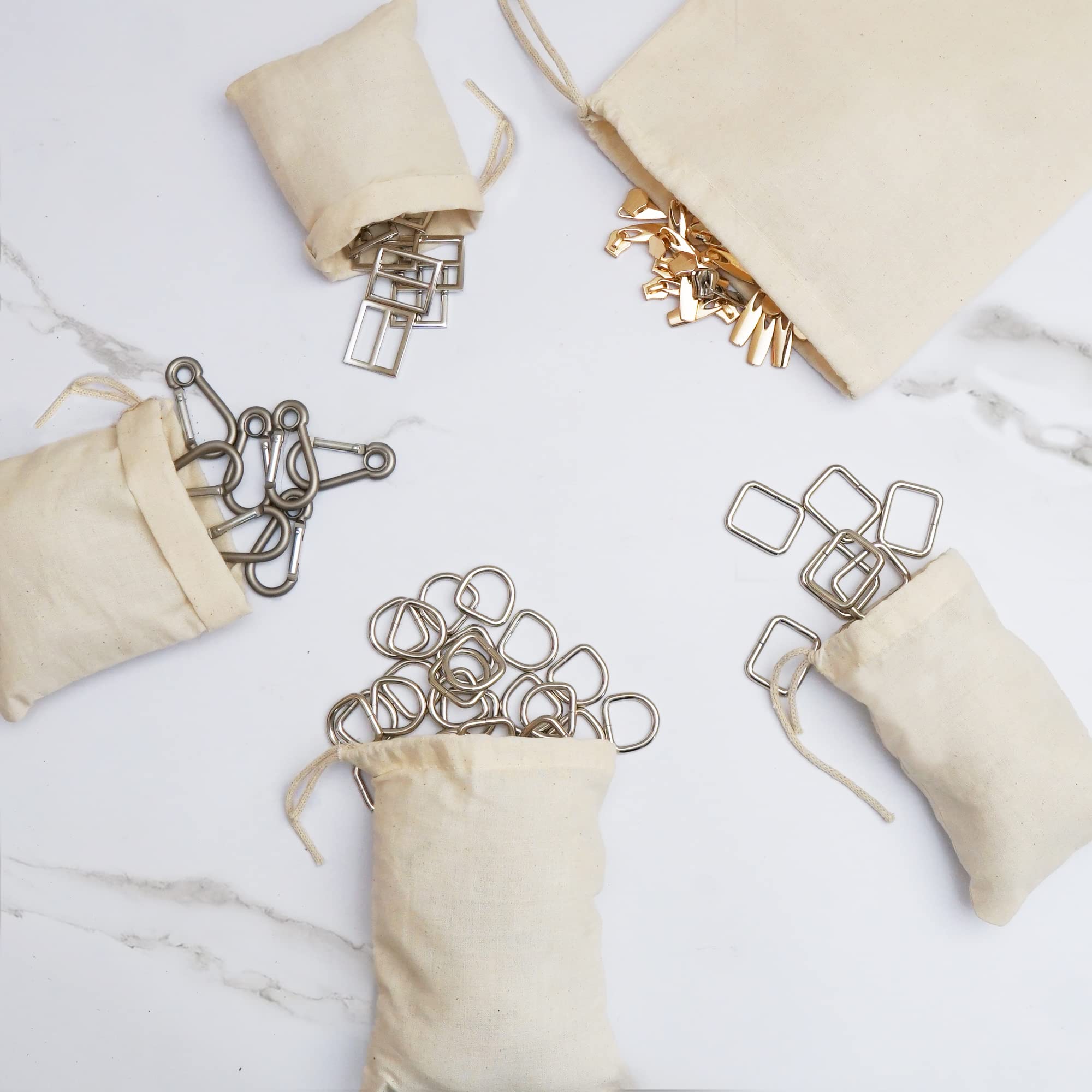 Premium Quality 100% Cotton Reusable Eco-Friendly Muslin Bags - 10x12 Inches, Thick Single Drawstring, Natural Color (500 Count Pack) - Perfect for Bulk Storage, Gift Wrapping, Wedding Favors & Craft Supplies
