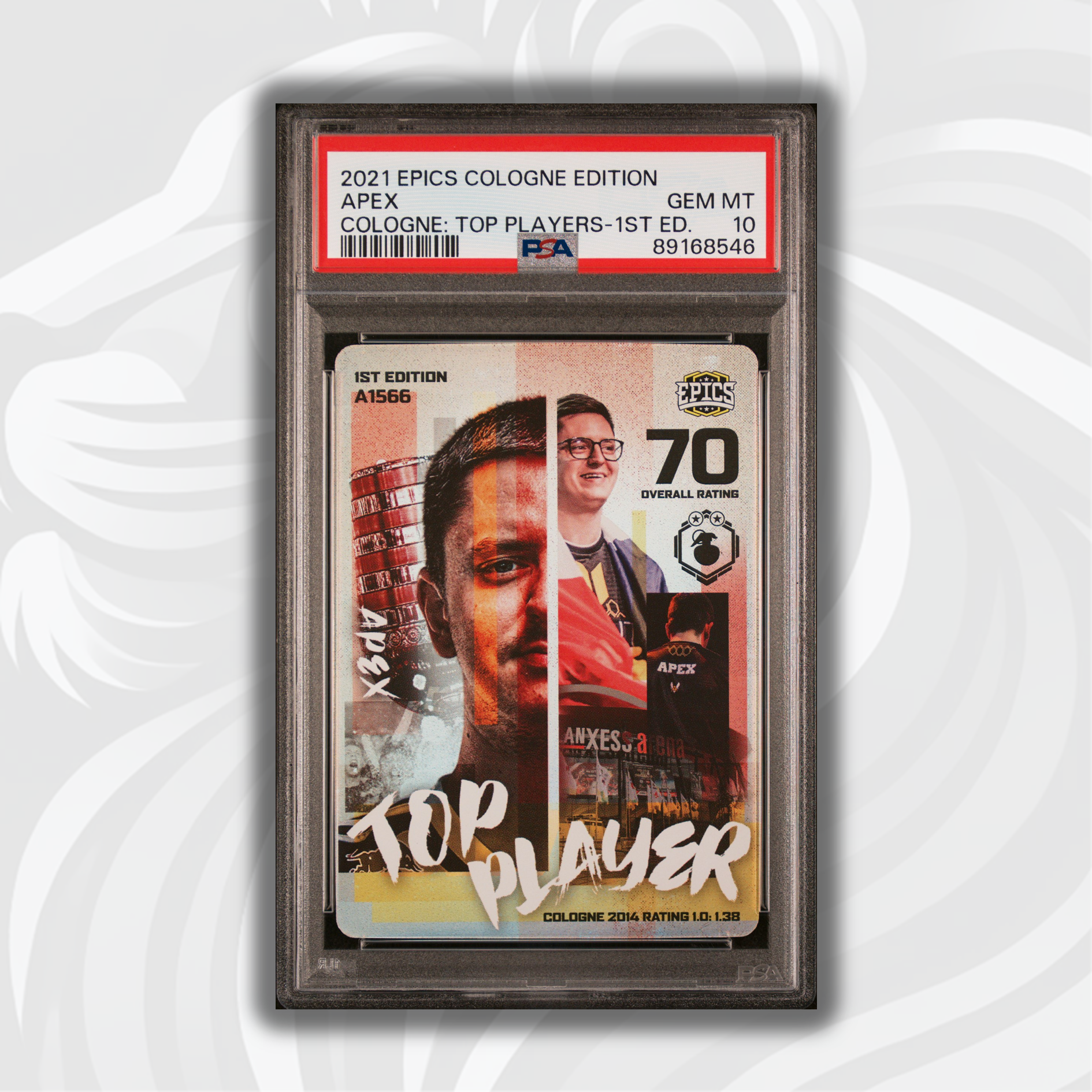 PSA 10 Apex Top Players 1st Edition 2021 Epics Cologne Trading Cards - Rare Collectible for Sports Fans & Card Investors | Perfect for Display, Gaming Tournaments & Investment Portfolios