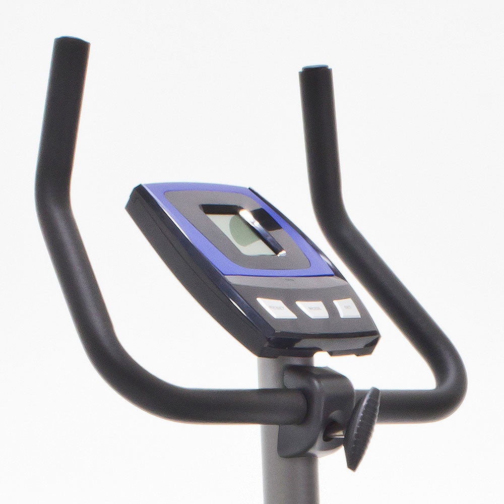 Marcy Magnetic Resistance Upright Exercise Bike NS-1201U - Home Gym Equipment for Cardio Workouts & Indoor Cycling Training
