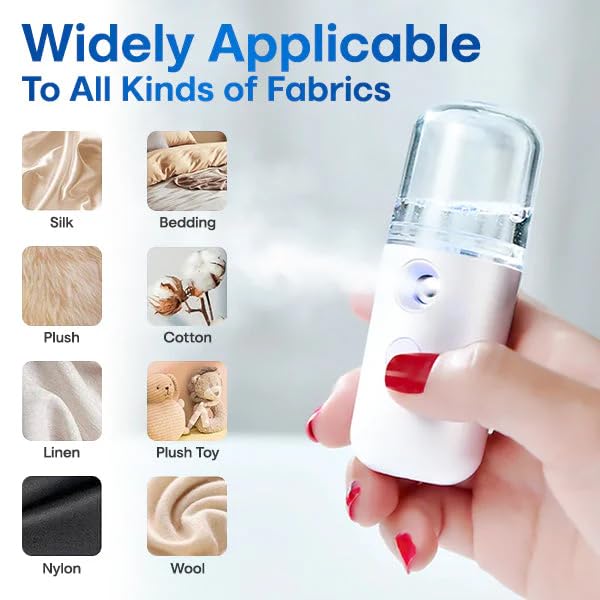 Easy Care Sunshine 15-Second Heat-Up Mini Travel Steamer - Portable Clothes Steamer for Wrinkles, Quick & Efficient - Perfect for Travel, Office, Hotel & Business Trips (Black)