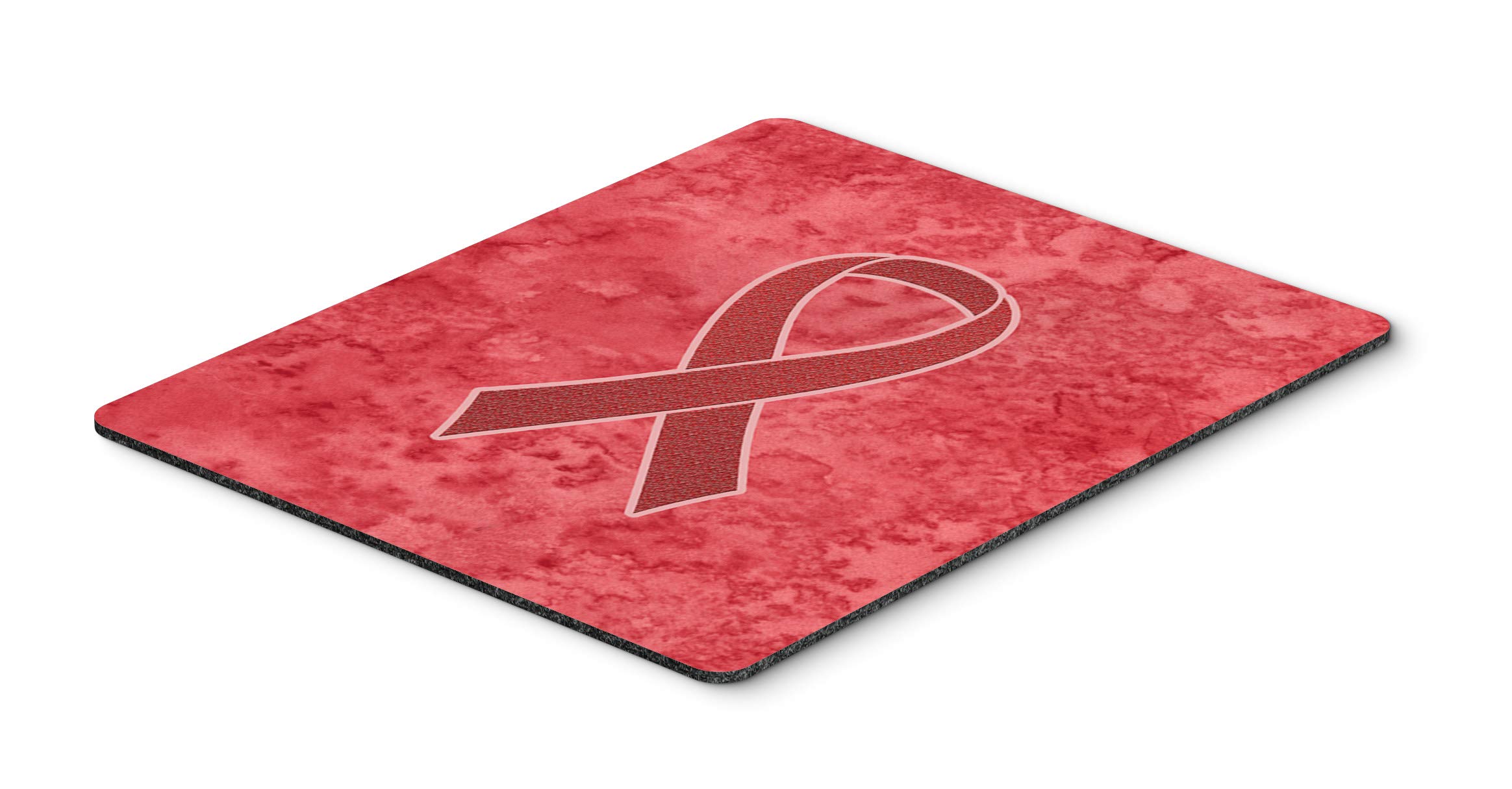 Caroline's Treasures AN1213MP Red Ribbon AIDS Awareness Mouse Pad - Non-Slip Large Desk Mat for Office, Gaming & Home Computer Use | Washable & Durable Surface for Laptop Workstations | Perfect Gift for Health Supporters