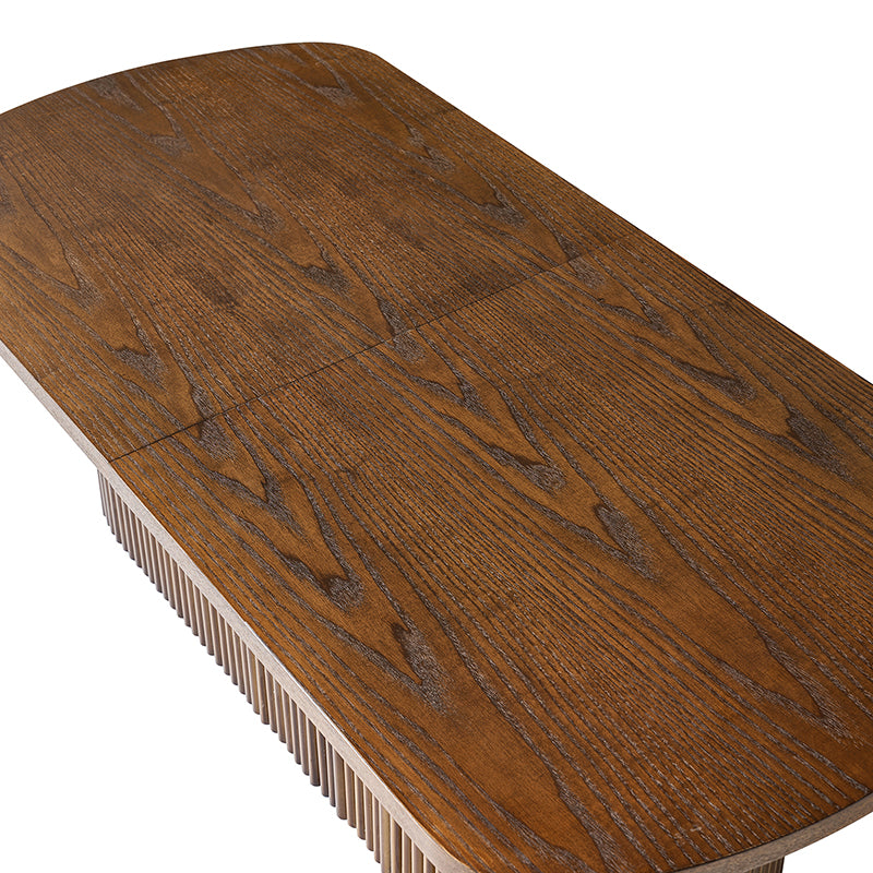 Modern Oval Coffee Table with Hidden Storage - Perfect for Living Room, Lounge & Small Spaces