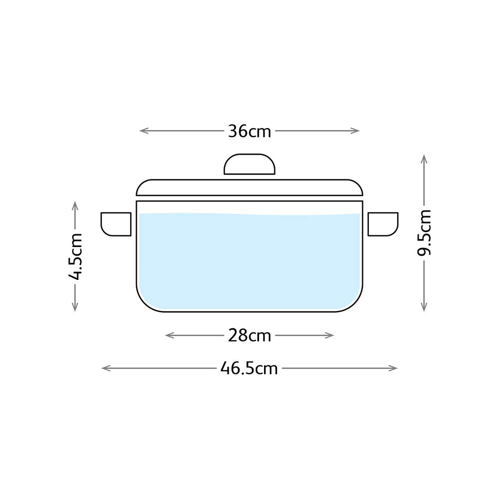 Judge Speciality Cookware JA72 Extra Large 36cm Stainless Steel Paella Pan with Lid - Induction, Oven & Dishwasher Safe - 25 Year Warranty - Perfect for Spanish Cuisine, Family Gatherings & Outdoor Cooking
