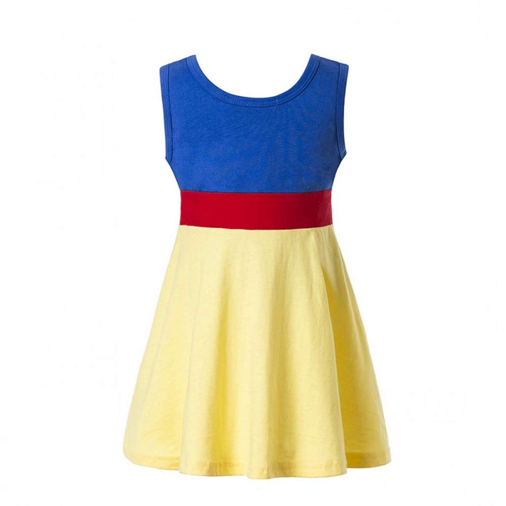 Snow White Princess Dress for Girls - Elegant Snow Queen Costume for Halloween, Cosplay, and Birthday Parties