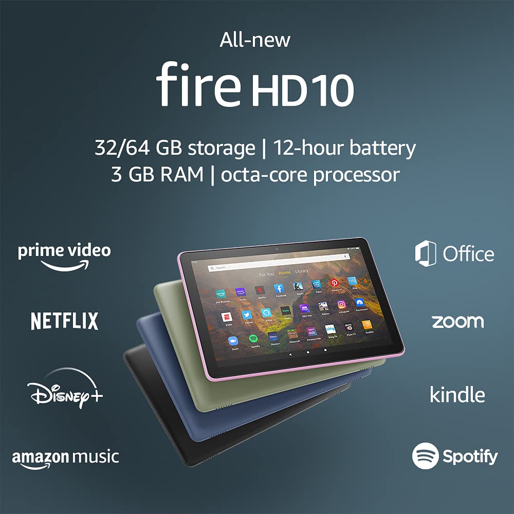 Fire HD 10 Tablet (2021 Model) - 10.1
