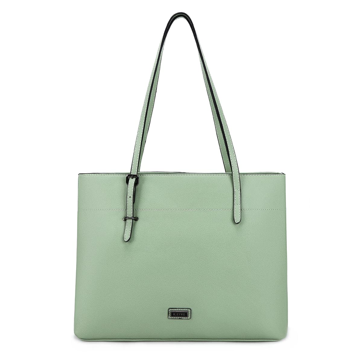 K.EYRE Women's Faux Leather Tote Bag - Large Capacity Purse for Work & Travel