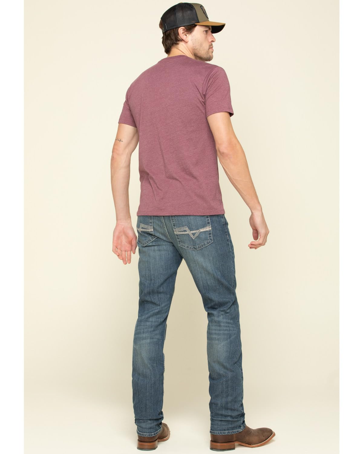 Cody James Men's Slim Straight Stretch Denim Jeans - Medium Wash Blue, 33W x 34L | Comfortable & Stylish for Casual Wear, Work & Everyday Outfits