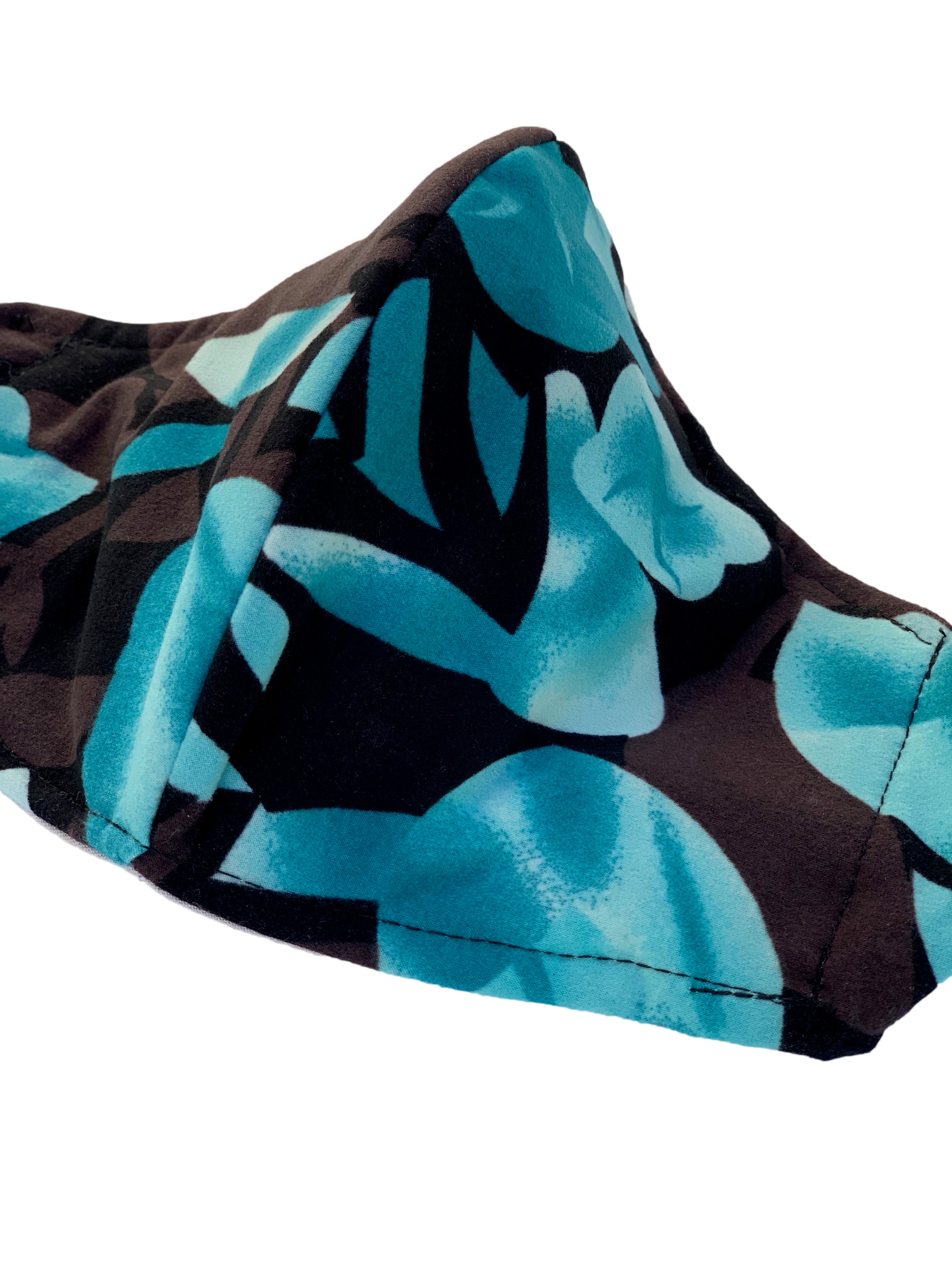 Blue Bijou Face Mask - Reusable & Breathable Fabric Mask for Daily Protection - Perfect for Work, Travel & Outdoor Activities