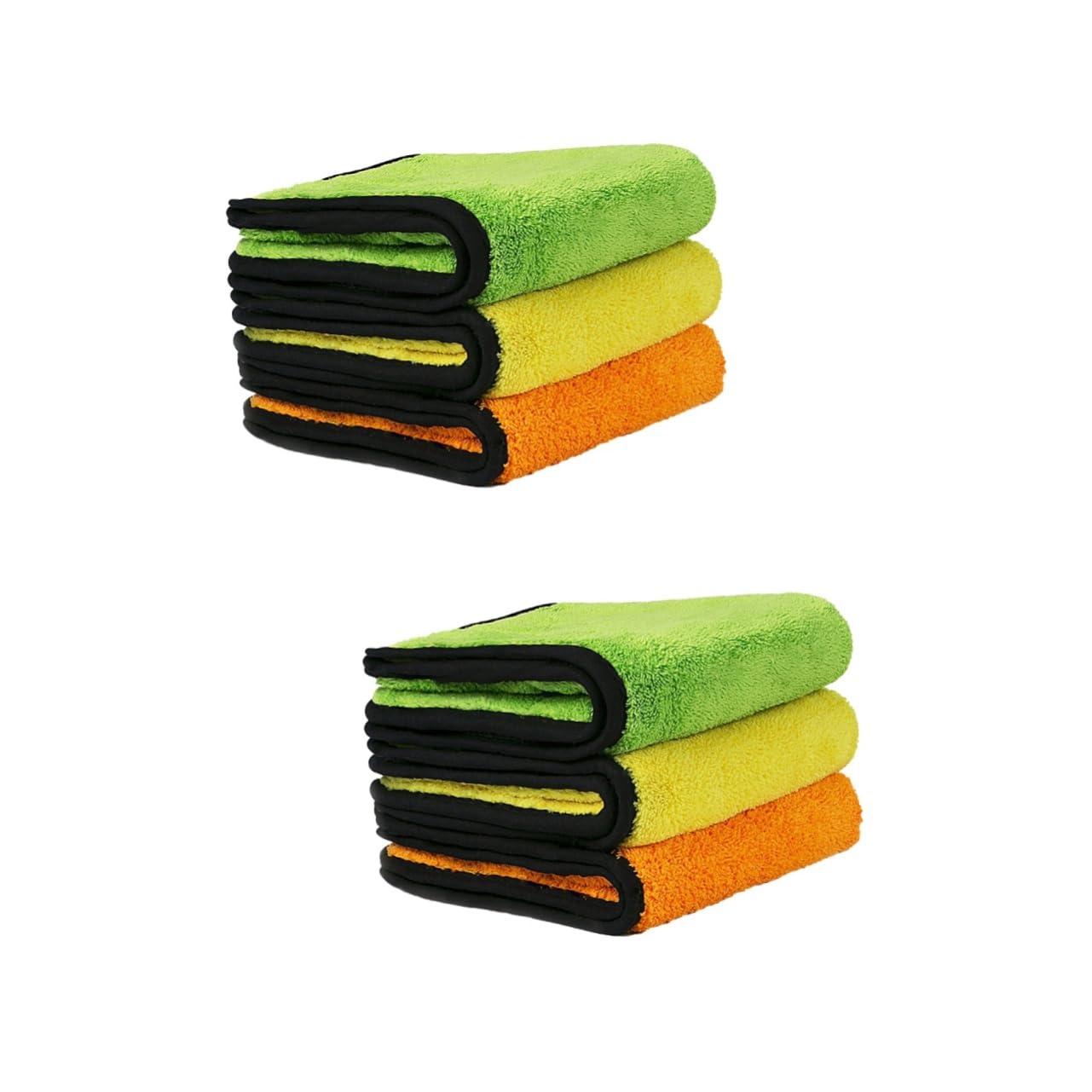 VICASKY 6-Pack Premium Microfiber Car Cleaning Towels - Super Absorbent, Scratch-Free Auto Detailing Towels for Car Washing, Drying & Waxing - Perfect for Cars, Trucks, SUVs & Motorcycles