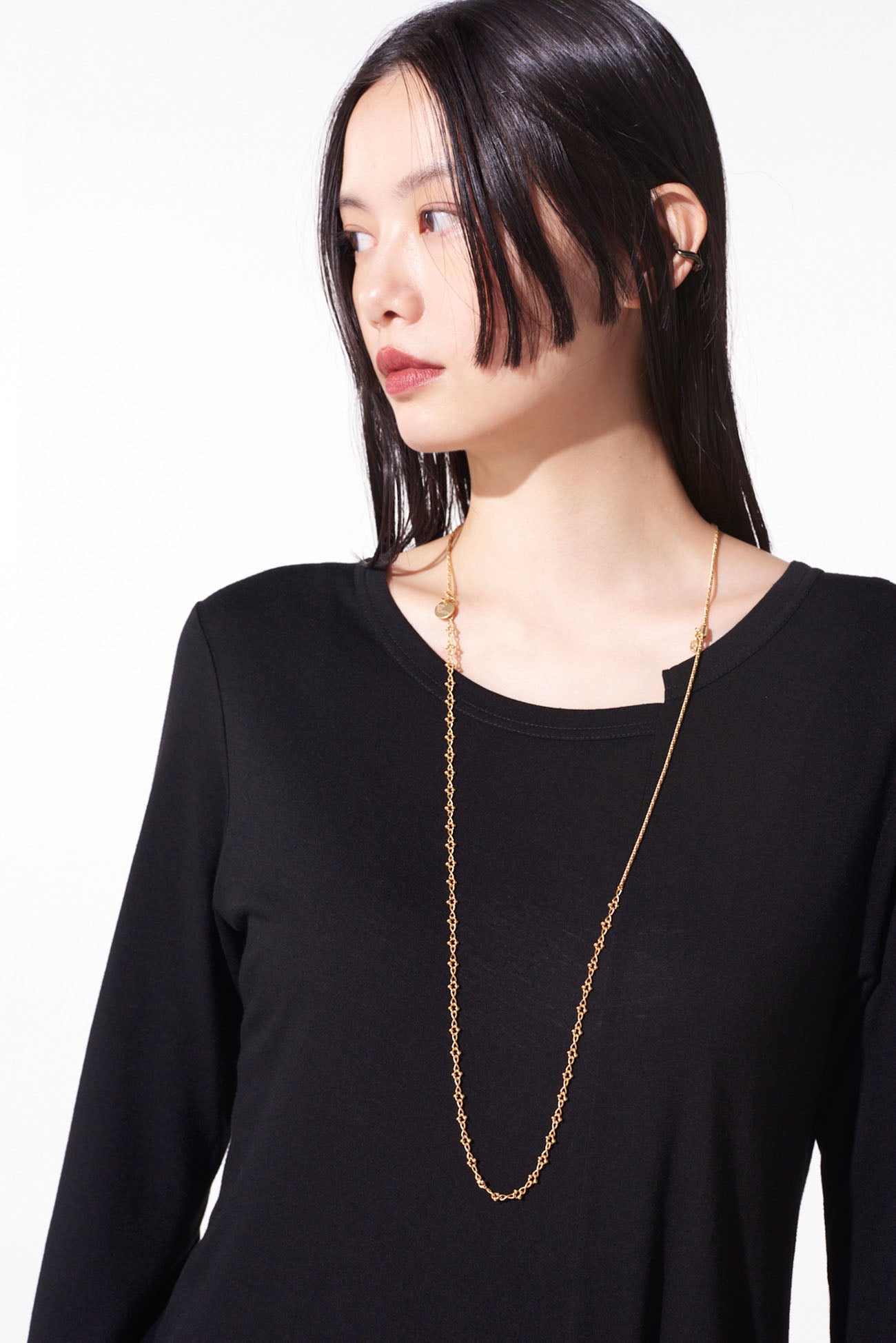 Vintage Brass Combination Chain Necklace for Women - Dainty Layered Gold Tone Jewelry for Everyday Wear, Gift Giving & Special Occasions