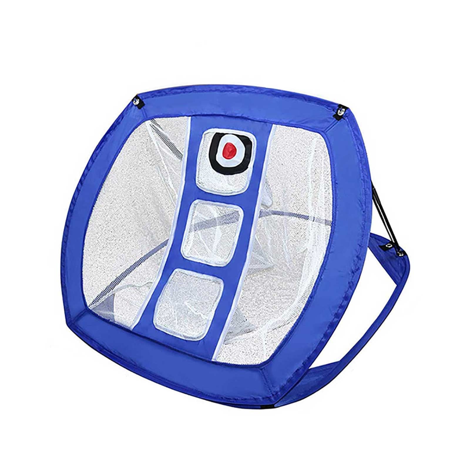 Premium Golf Practice Net for Indoor & Outdoor Use - Golf Hitting Training Aid with Target for Backyard Swing Practice - Improves Accuracy & Golf Skills - Perfect for Home, Driving Range & Backyard (Blue)