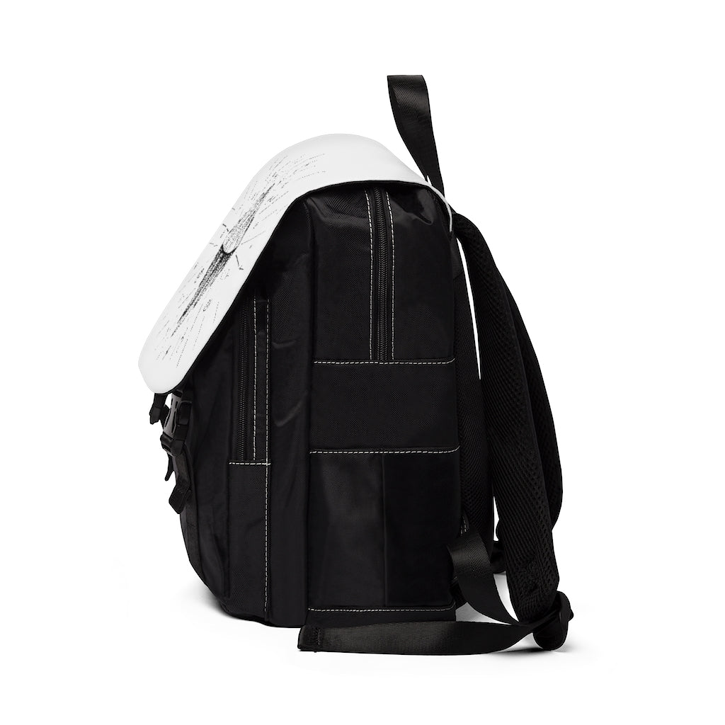 Stylish Unisex Abstract Print Backpack - Laptop Bag for Women & Men - Perfect for Work, School & Travel
