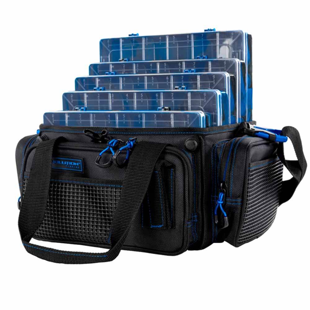 Evolution Outdoor 3600 Horizontal Drift Series Topless Tackle Bag - Waterproof Fishing Gear Organizer for Bass, Trout & Saltwater - Perfect for Boat, Kayak & Shore Fishing Adventures